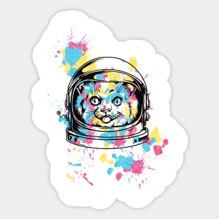 Cat astronaut Sticker